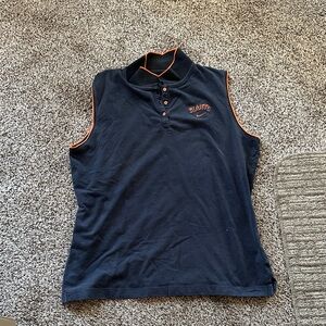 SF Giants Nike Sleeveless PoloTrim
